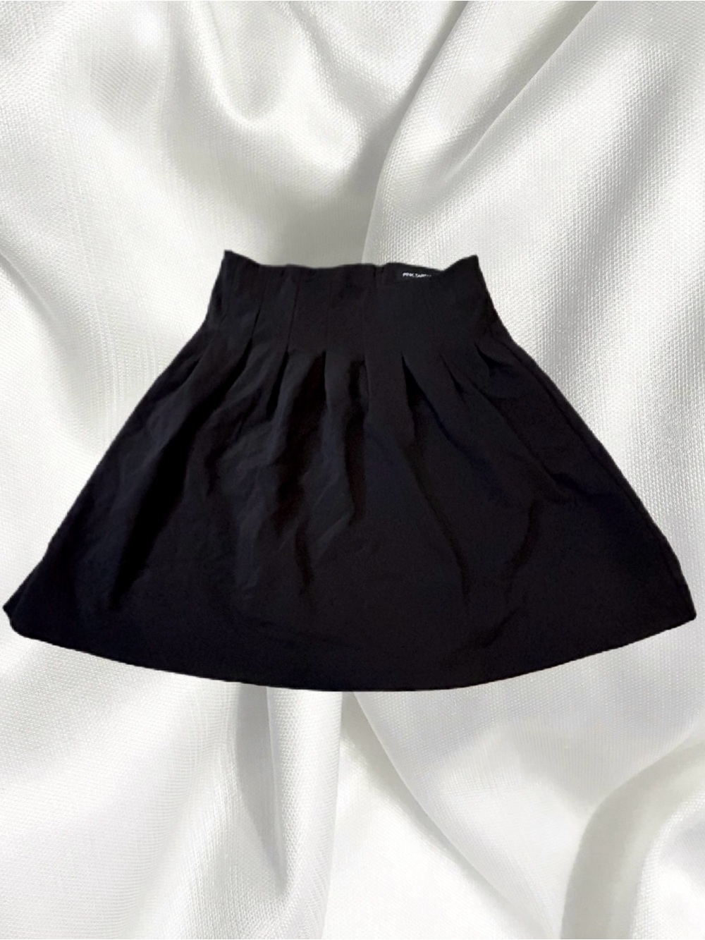 Y2K Pink Tartan Midi Black A-Line Women's Pleated Skirt office business casual